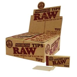 RAW TIPS WIDE PERFORATED 50 UNIDADES