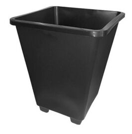 MACETA SOBREELEVADA NEGRA 23X23 11L