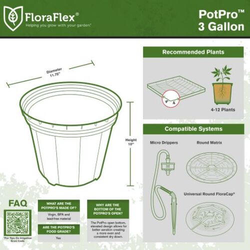 FLORAFLEX POT PRO 3GAL BUCKET