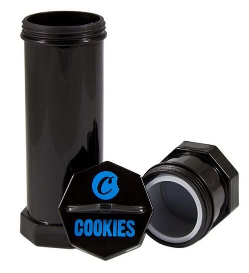 COOKIES BOTE ALMACENAMIENTO NEGRO LARGO (2PARTES)