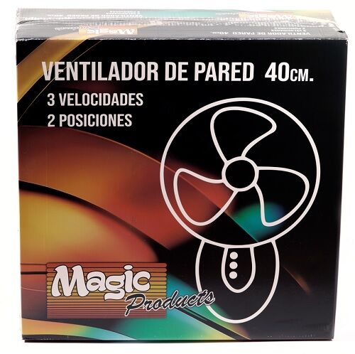 VENTILADOR MAGIC 3 VELOCIDADES 40 CM