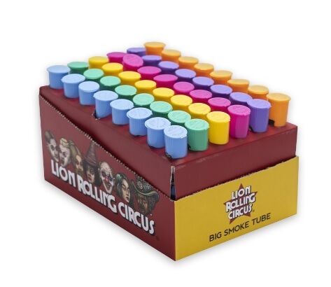 LION ROLLING CIRCUS DISPLAY BIG SMOKE TUBE (48UD)