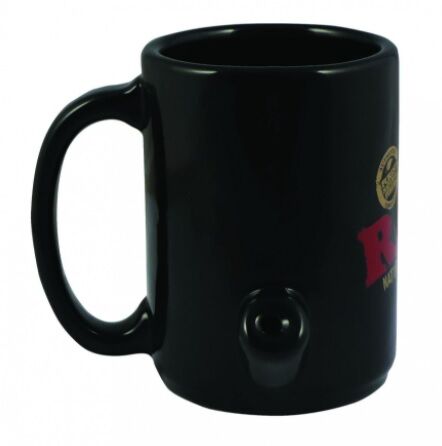 RAW TAZA SMOKED MUG BLACK