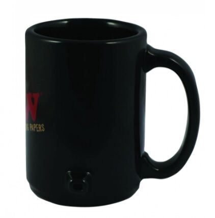 RAW TAZA SMOKED MUG BLACK