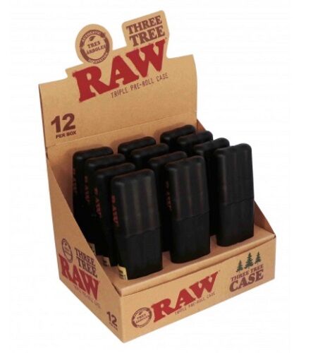 RAW DISPLAY FUNDA PORTA TRES CONOS BLACK (12 UD)