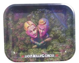 LION ROLLING CIRCUS BANDEJA GRANDE METAL SILVERFUCK&JELLYBELLY