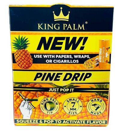 KING PALM FLAVOR TIPS PINE DRIP 7MM