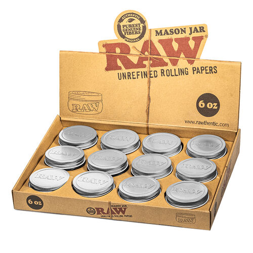 RAW DISPLAY BOTES CRISTAL 6oz (12ud/display)