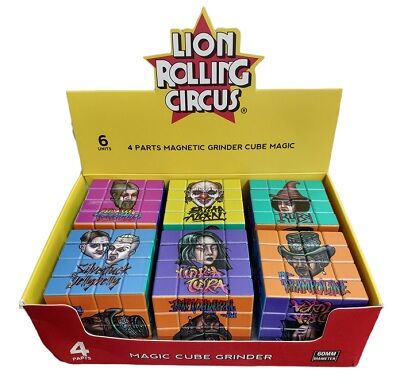 LION ROLLING CIRCUS GRINDER MAGIC CUBE 4 PARTES (6UD/DISPLAY)
