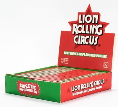 LION ROLLING CIRCUS PAPEL KING SIZE SLIM SABOR SWEETIE WATERMELON (24UD/DISPLAY-32PAPELES/LIBRILLO)