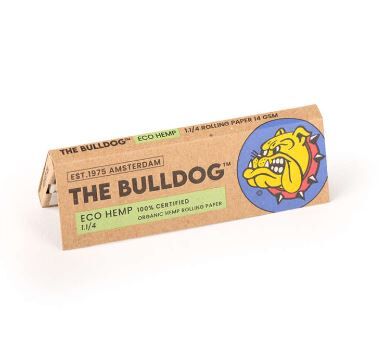 THE BULLDOG PAPEL ECO HEMP 1 1/4 (18 LIBRILLOS)