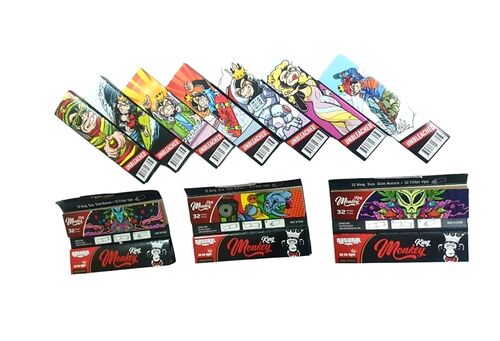 KING MONKEY COMBIPACK FAMILY COLLECTION PAPEL KS + FILTROS UNBLEACHED (24UD/32PAPEL+32TIPS)