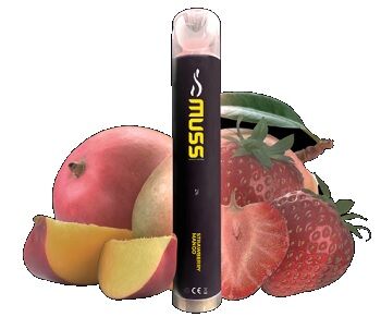 VAPER MUSS LUZ 800 2% NICOTINA STRAWBERRY MANGO (FRESA MANGO)