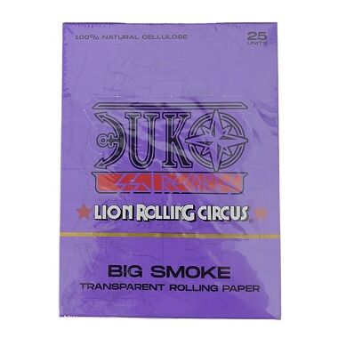 LION ROLLING CIRCUS PAPEL TRANSPARENTE KING SIZE DUKI NUEVA EDICIÃN LIMITADA (25UD/DISPLAY)