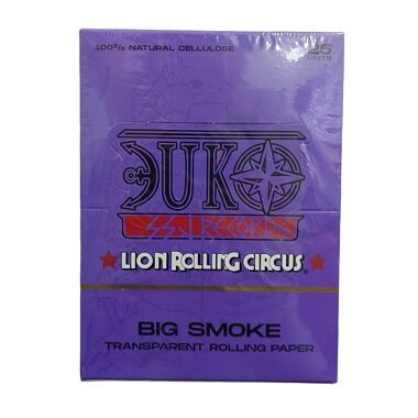 LION ROLLING CIRCUS PAPEL TRANSPARENTE KING SIZE DUKI NUEVA EDICIÃN LIMITADA (25UD/DISPLAY)