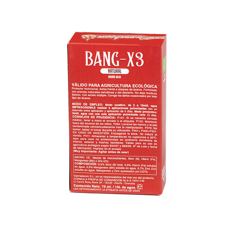 CANNABOOM BANG-X3 75ML (PROTECTOR DE DAOS POR ACAROS)