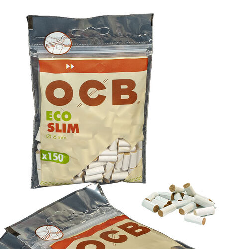 OCB ORGANICO FILTROS SLIM 6MM (10 BOLSAS x 150 FILTROS)