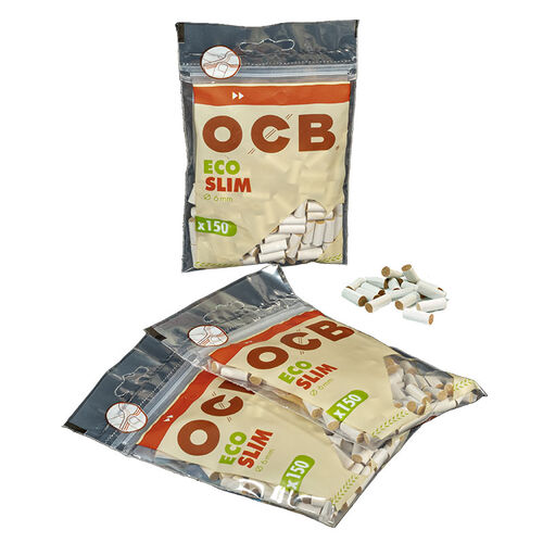 OCB ORGANICO FILTROS SLIM 6MM (10 BOLSAS x 150 FILTROS)