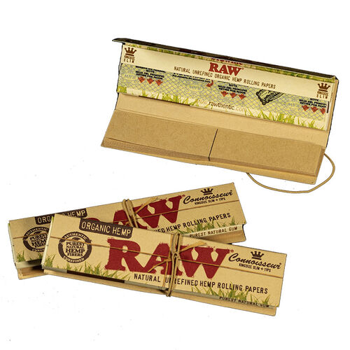 RAW CONNOISSEUR ORGNICO KING SIZE SLIM+TIPS