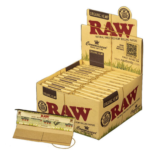 RAW CONNOISSEUR ORGNICO KING SIZE SLIM+TIPS