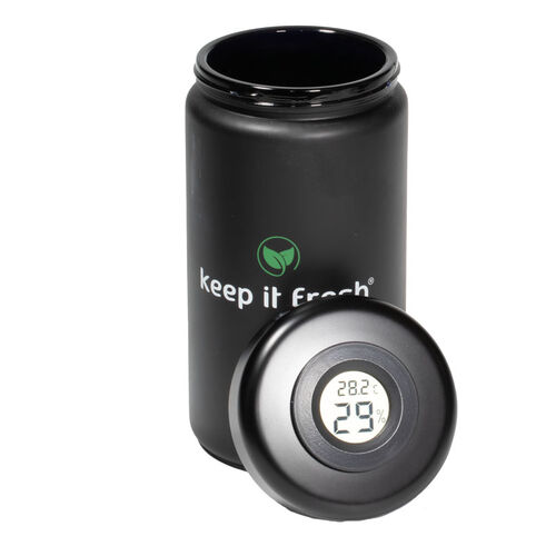 KEEP IT FRESH - FRASCO DE CURADO CON TERMOHIGROMETRO 250ML