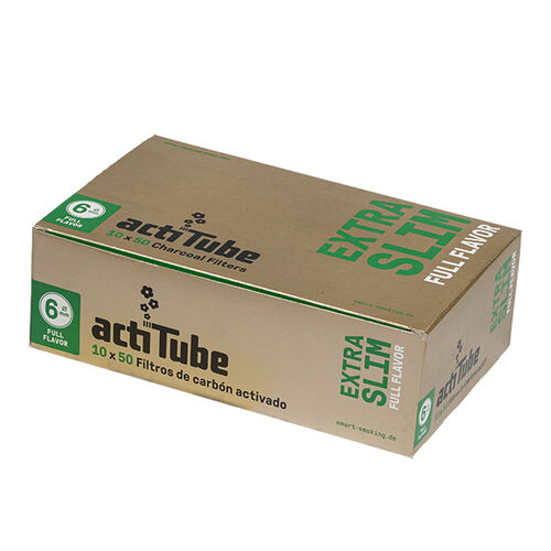 ACTITUBE FILTROS CARBON ACTIVO XTRA SLIM 6MM X50