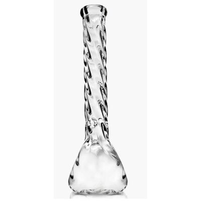 BONG CRISTAL BEAKER ICE TWISTER 37CM