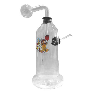 PIPA AGUA BOLA CRISTAL CON GOMA (DISEOS VARIADOS)