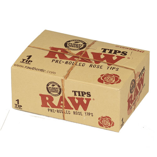 RAW DISPLAY PRE-ROLLED ROSE TIPS (6UD)