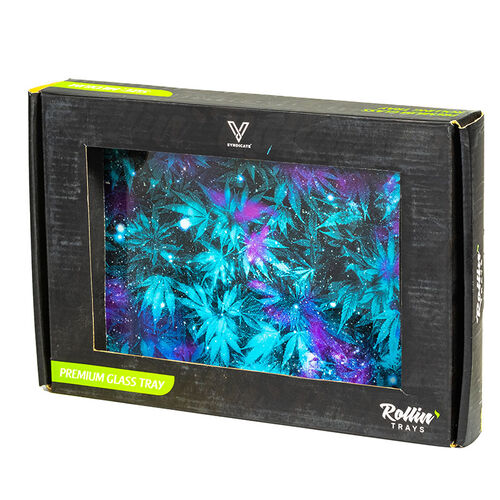 BANDEJA CRISTAL GRANDE SYNDICATE COSMIC CHRONIC 26X16CM