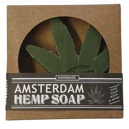 JABÓN CÁÑAMO HOJA HECHO A MANO EN HOLANDA