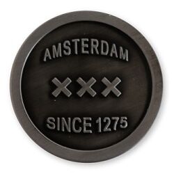 GRINDER ALUMINIO HIGH QUALITY AMSTERDAM SINCE 1275 40MM 3 PARTES PLATEADO