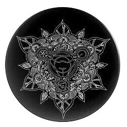 'GRINDER METAL MANDALA NEGRO 50MM 3 PARTES (7)