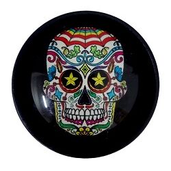 GRINDER METAL NEGRO CALAVERA MEXICANA COLORES 50MM 3 PARTES (2)