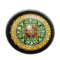 GRINDER METAL MANDALA 3 PARTES 30MM (AMARILLO/VERDE)