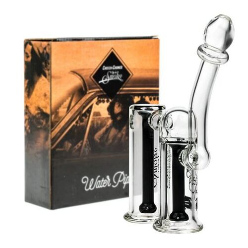 CHEECH&CHONGS  BONG BOROSILICATO CLYDE DOUBLE CHAMBER BUBBLER 14.5CM