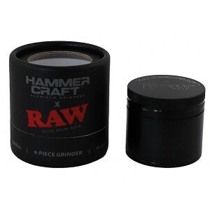 RAW GRINDER X HAMMERCRAFT NEGRO 50MM 4 PARTES (S)