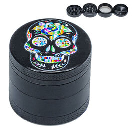 GRINDER METAL CALAVERA COLORES 4P 40MM CATRINA 1