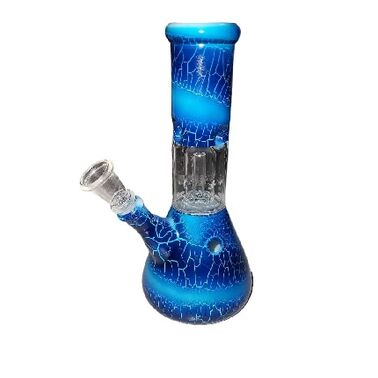 BONG CRISTAL ICER AZUL CLARO DISEÑO QUEBRADO 20CM