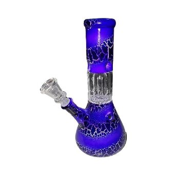 BONG CRISTAL ICER AZUL OSCURO DISEÑO QUEBRADO 20CM