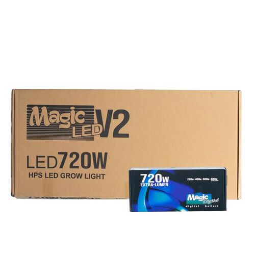 KIT ILUMINACIN MAGIC LED 720W V2 + BALASTRO MAGIC DIGITAL 600W
