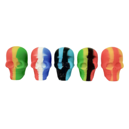 BOTE SILICONA CALAVERA MEDIANA (COLORES VARIADOS)