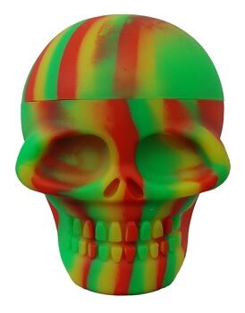 BOTE SILICONA CALAVERA GIGANTE (COLORES VARIADOS)