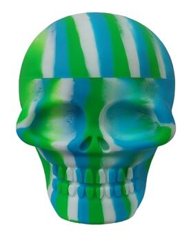 BOTE SILICONA CALAVERA GIGANTE (COLORES VARIADOS)