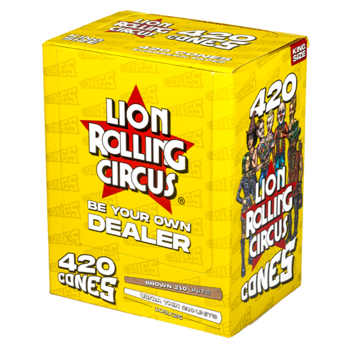 LION ROLLING CIRCUS CONOS 420 BULK KING SIZE