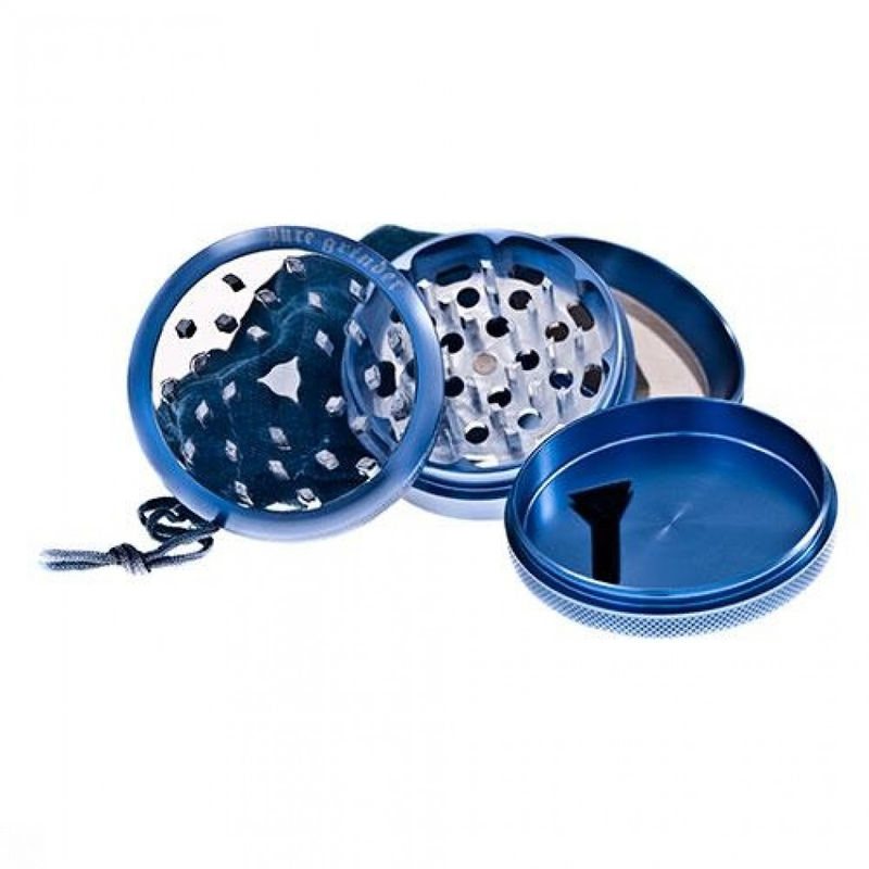 PURE FACTORY GRINDER CLEAR TOP 63 MM AZUL