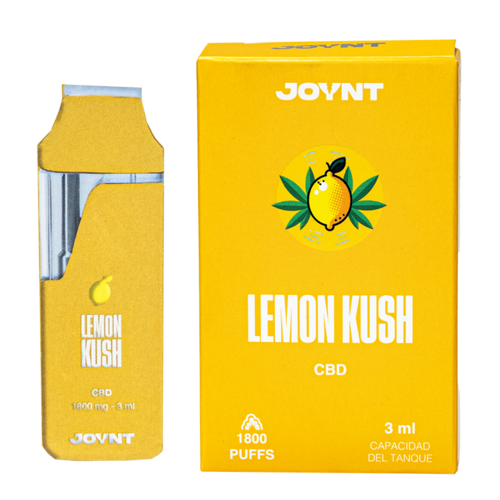 VAPEADOR JOYNT CBD LEMON KUSH 3ML 1800 PUFFS