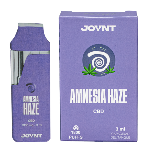 VAPEADOR JOYNT CBD AMNESIA HAZE 3ML 1800 PUFFS