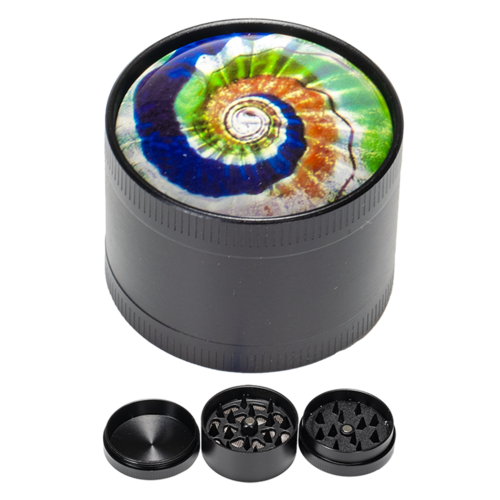 GRINDER METALICO ESPIRAL 40MM 3 PARTES (VERDE/AZUL/MARRON2)