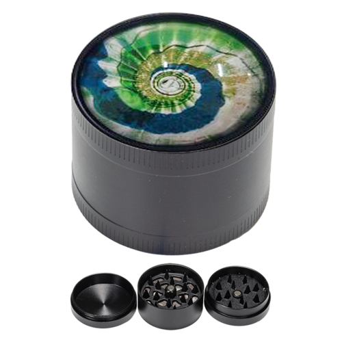 GRINDER METALICO ESPIRAL 40MM 3 PARTES (AZUL/VERDE/BLANCO4)